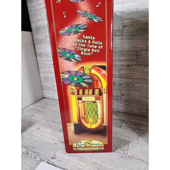 Vintage 1998 Jingle Bell Rock Santa Claus Animated Dancing Musical Tested Works - Picture 7 of 14